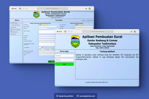 Aplikasi Pembuatan Surat Kesbanglinmas Kab. Tasikmalaya